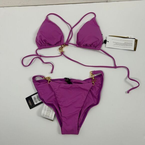 ViX Greta T-Back Triangle Bikini Top & Greta Bikini Bottom - Picture 4 of 9